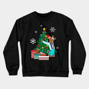 BoJack Horseman Around The Christmas Tree Crewneck Sweatshirt